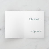 Aan Mijn Valentijn Feestdagen Kaart (Binnen)