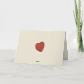 Aan mijn Valentijn Kaart (Achterkant)