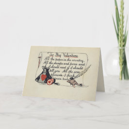 Aan mijn Valentijn Kaart