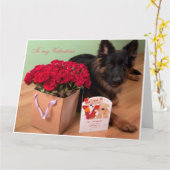 Aan mijn Valentijn Kaart (Gele Bloem)