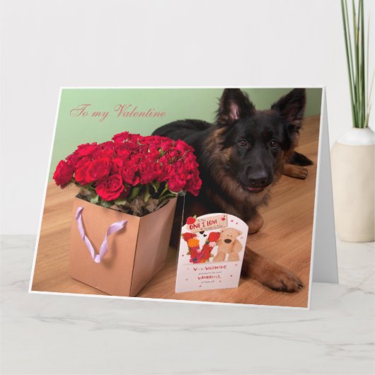 Aan mijn Valentijn Kaart (Voorkant)