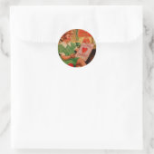 Aan mijn Valentijn moeder Ronde Sticker (Tas)