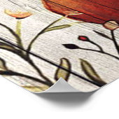 Aan mijn vrouw brief | Cute Gift voor uw vrouw Poster (Hoek)