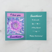 Aan mijn vrouw - Gefeliciteerd met jullie 11de tro Kaart (Binnen)