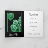 Aan mijn vrouw - Gelukkig Jubileum Kaart (Binnen)