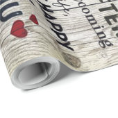 Aan mijn vrouw Gift | Vakantiegeld van de vakantie Cadeaupapier (Rol Hoek)