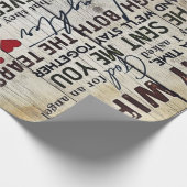 Aan mijn vrouw Gift | Vakantiegeld van de vakantie Cadeaupapier (Hoek)