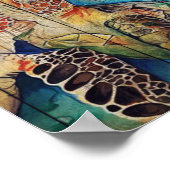 Aan mijn vrouw Gift | Vakantiegeld van de vakantie Poster (Hoek)