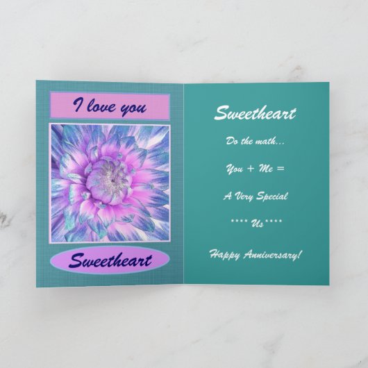 Aan mijn vrouw - Happy 2nd Jubileum Kaart (Binnen)