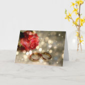 Aan mijn Vrouw - het Huwelijk van de Dag van het Kaart (Gele Bloem)