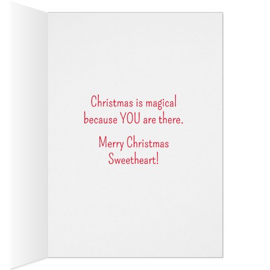 Aan mijn vrouw Kerstmis (Binnen (Rechts))