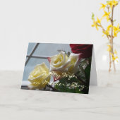 Aan mijn vrouw, op Moederdag Kaart (Gele Bloem)