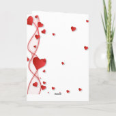 Aan mijn vrouw op Valentijnsdag Feestdagen Kaart (Achterkant)