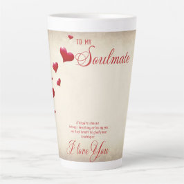 Aan mijn zielsverwant  latte mok