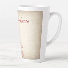 Aan mijn zielsverwant latte mok