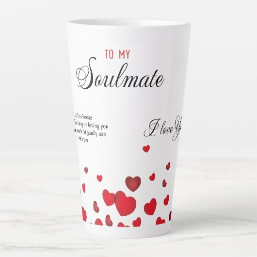 Aan mijn zielsverwant latte mok (Voorkant)