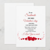 Aan mijn zielsverwant, weer een Valentijnsdag same Feestdagenkaart (Voorkant / Achterkant)