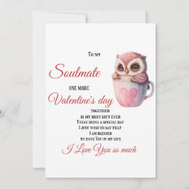 Aan mijn zielsverwant, weer een Valentijnsdag same Feestdagenkaart