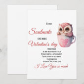 Aan mijn zielsverwant, weer een Valentijnsdag same Feestdagenkaart (Voorkant / Achterkant)