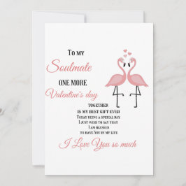 Aan mijn zielsverwant, weer een Valentijnsdag same Feestdagenkaart