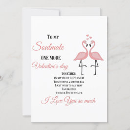 Aan mijn zielsverwant, weer een Valentijnsdag same Feestdagenkaart