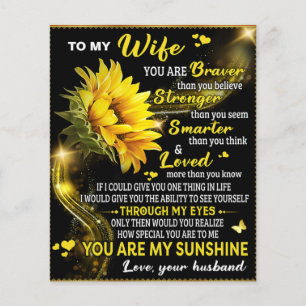 Aan mijn Zonnebloem, Birthday Gift, paarse liefde Flyer