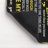 Aan mijn Zonnebloem, Birthday Gift, paarse liefde Muismat (Hoek)