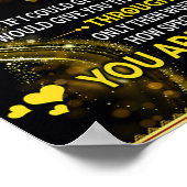 Aan mijn Zonnebloem, Birthday Gift, paarse liefde Poster (Hoek)