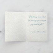 "Aan mijn zoon" bruiloft Kaart (Binnen)