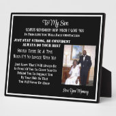 Aan mijn Zoon Fotoplaat (Zijkant)