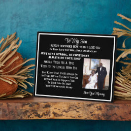 Aan mijn Zoon Fotoplaat