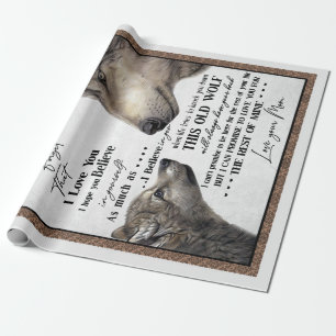 Aan mijn zoon Gift, mam en zoon, liefdesbrief aan  Cadeaupapier