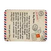 Aan mijn zoon Gift, mam en zoon, liefdesbrief aan  Magneet (Horizontaal)