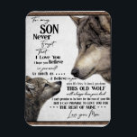 Aan mijn zoon Gift, mam en zoon, liefdesbrief aan  Magneet<br><div class="desc">Aan mijn zoon Gift,  mam en zoon,  liefdesbrief aan zoon - dit is een prachtig cadeau voor je familie,  je vriend in alle gevallen,  zoals huisopwarming,  verjaardag,  nieuw thuis - Het kan gebruikt worden voor huisdecor,  en je huis mooier maken!</div>