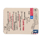 Aan mijn zoon Gift, mam en zoon, liefdesbrief aan  Magneet (Horizontaal)