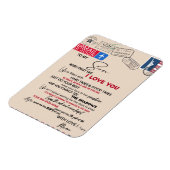 Aan mijn zoon Gift, mam en zoon, liefdesbrief aan  Magneet (Linkerzijde)