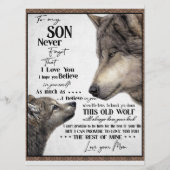 Aan mijn zoon Gift, mam en zoon, liefdesbrief aan  Menu (Voorkant)