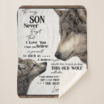 Aan mijn zoon Gift, mam en zoon, liefdesbrief aan  Sherpa Deken<br><div class="desc">Aan mijn zoon Gift,  mam en zoon,  liefdesbrief aan zoon - dit is een prachtig cadeau voor je familie,  je vriend in alle gevallen,  zoals huisopwarming,  verjaardag,  nieuw thuis - Het kan gebruikt worden voor huisdecor,  en je huis mooier maken!</div>