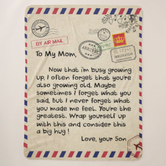 Aan mijn zoon Gift, mam en zoon, liefdesbrief aan Sherpa Deken
