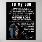 Aan mijn zoontje offertes poster (Voorkant)