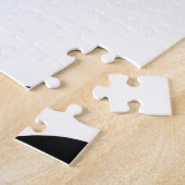 Aan Mr. Redd: Abstract zwart, wit & rood Legpuzzel (Zijkant)