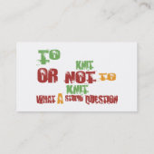 Aan nit visitekaartje (Achterkant)