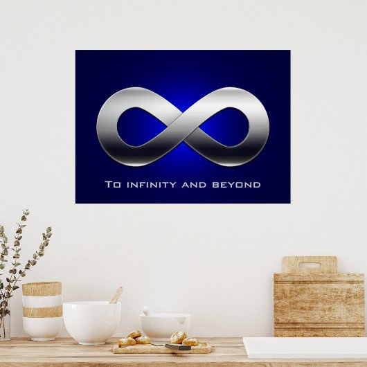Aan oneindig en verder - wiskunde poster (Keuken)