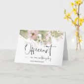 Aan onze ambtenaar op huwelijksdag Dank u priester Kaart (Gele Bloem)