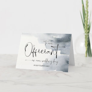 Aan onze ambtenaar op huwelijksdag Dank u priester Kaart