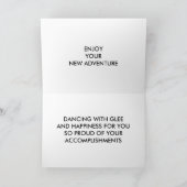 "AAN ONZE DOCHTER" AFSTUDEREN KAART (Binnen)