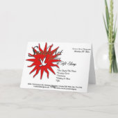 Aan onze dochter feestdagen kaart (Achterkant)