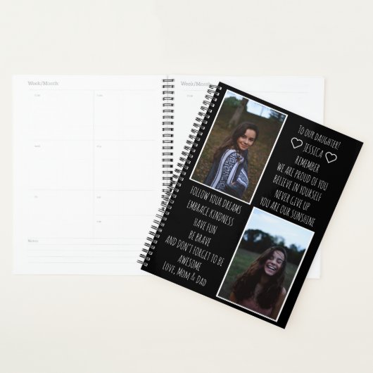 Aan onze dochter Liefde Boodschappenplanner Planner (Display)