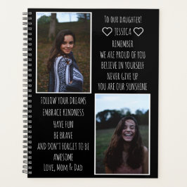 Aan onze dochter Liefde Boodschappenplanner Planner