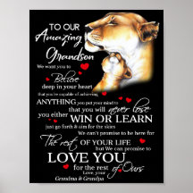 Aan onze geweldige kleinzoon